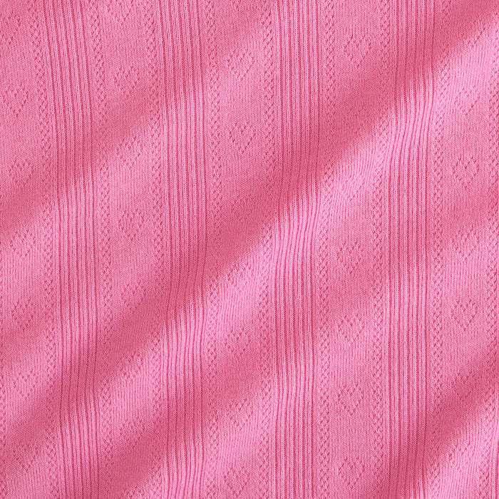 Cruisin' Pink Women's Pointelle Romper