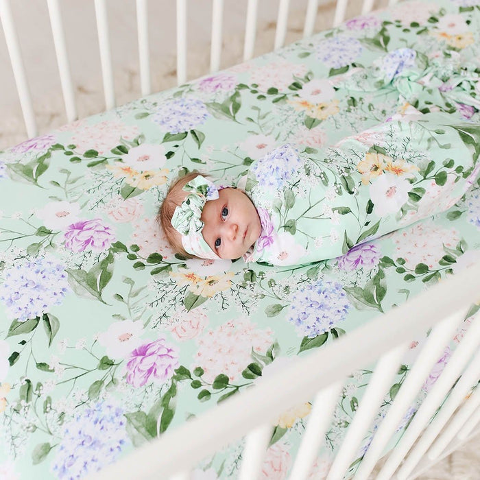 Baby wearing Erin Headwrap