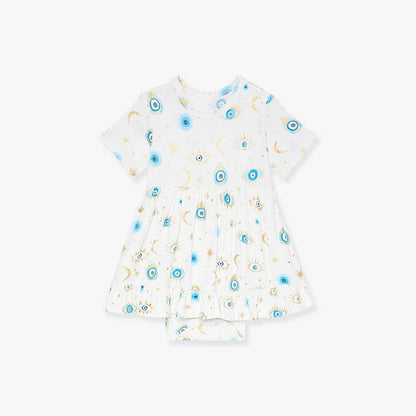 Ethereal Fiona Ruffled Twirl Bodysuit Dress