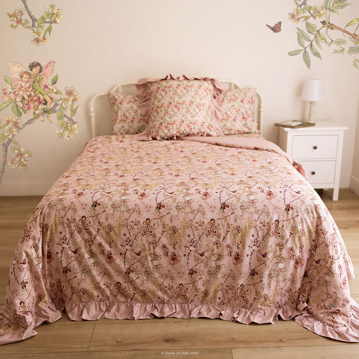 Flower Fairies of the Trees Reversible Ruffled Duvet Cover