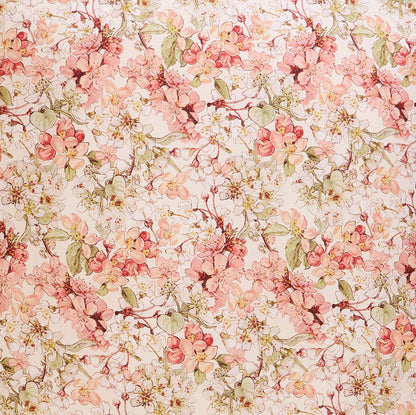 Flowery Fairy Blossoms Ruffled Euro Sham