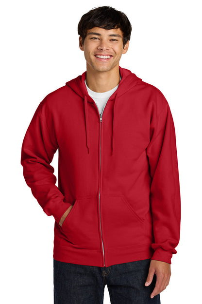 Gildan Softstyle® Midweight Fleece Full-Zip Hooded Sweatshirt SF600
