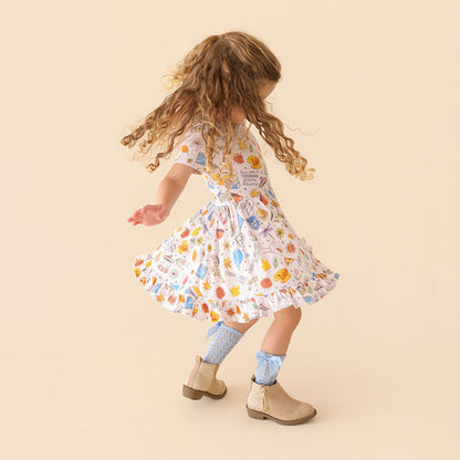 Gilmore Girls Ruffled Twirl Dress
