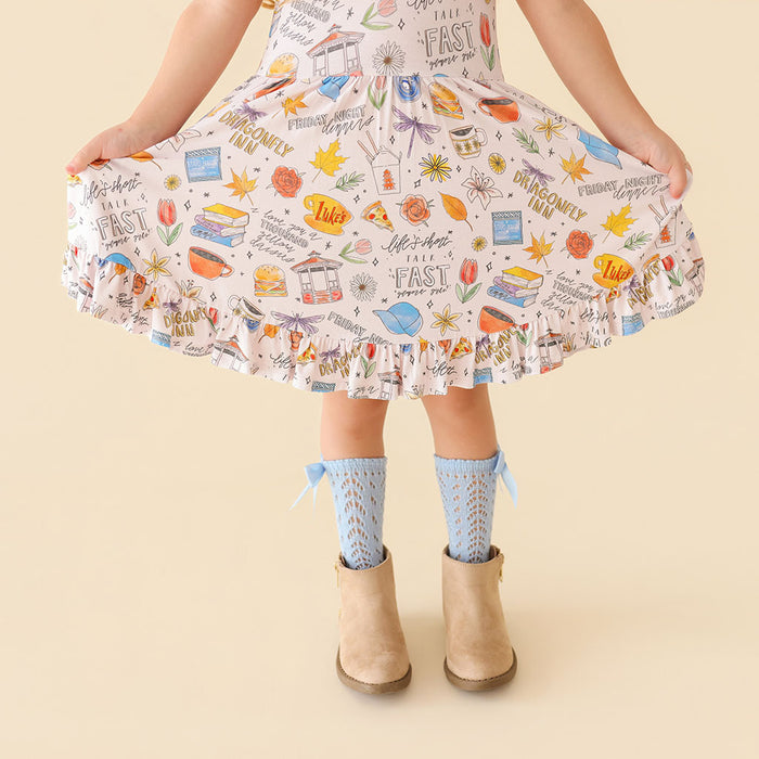 Gilmore Girls Ruffled Twirl Dress