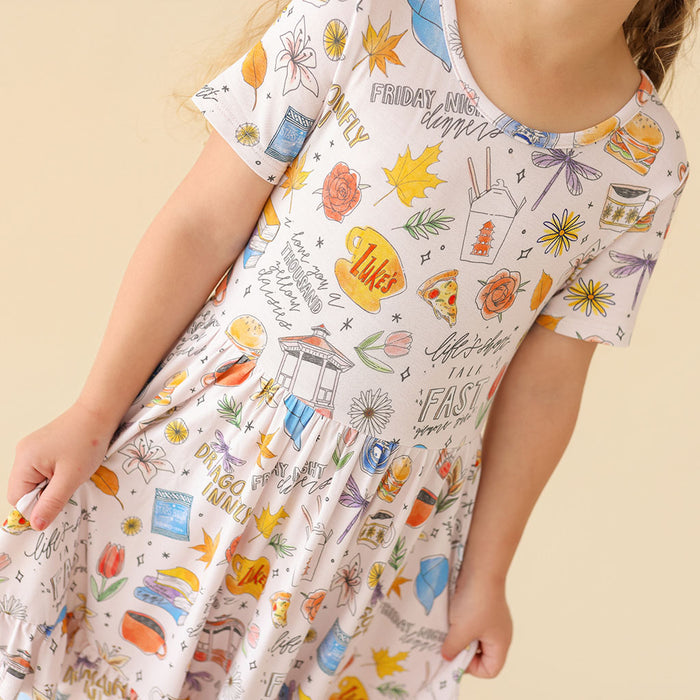 Gilmore Girls Ruffled Twirl Dress