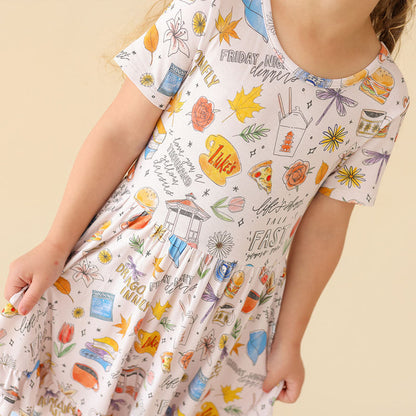 Gilmore Girls Ruffled Twirl Dress