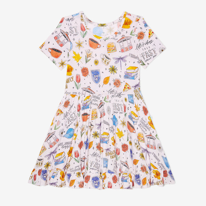Gilmore Girls Ruffled Twirl Dress