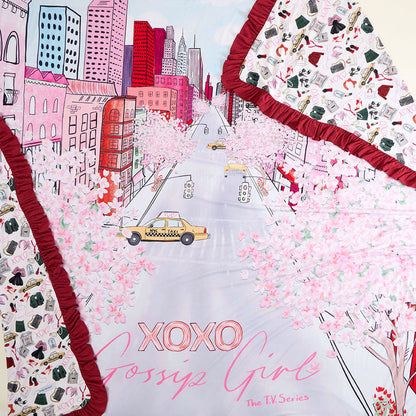 Gossip Girl & Gossip Girl City Ruffled Luxe Patoo® Blanket