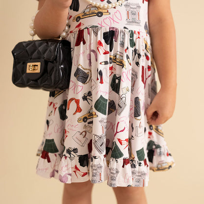 Gossip Girl Ruffled Twirl Dress