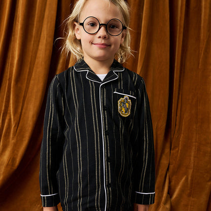 Hufflepuff Classic Stripe Flannelette Luxe Pajama Set