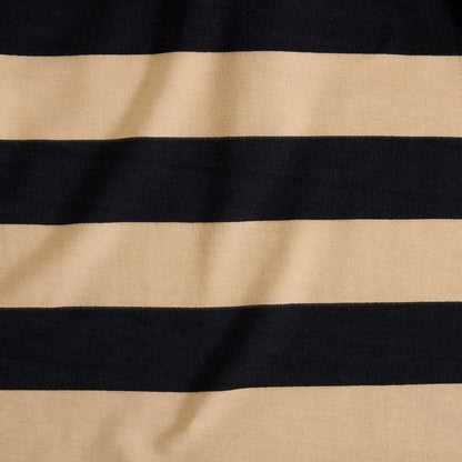 Hufflepuff House Stripe Men's French Terry Polo Shirt