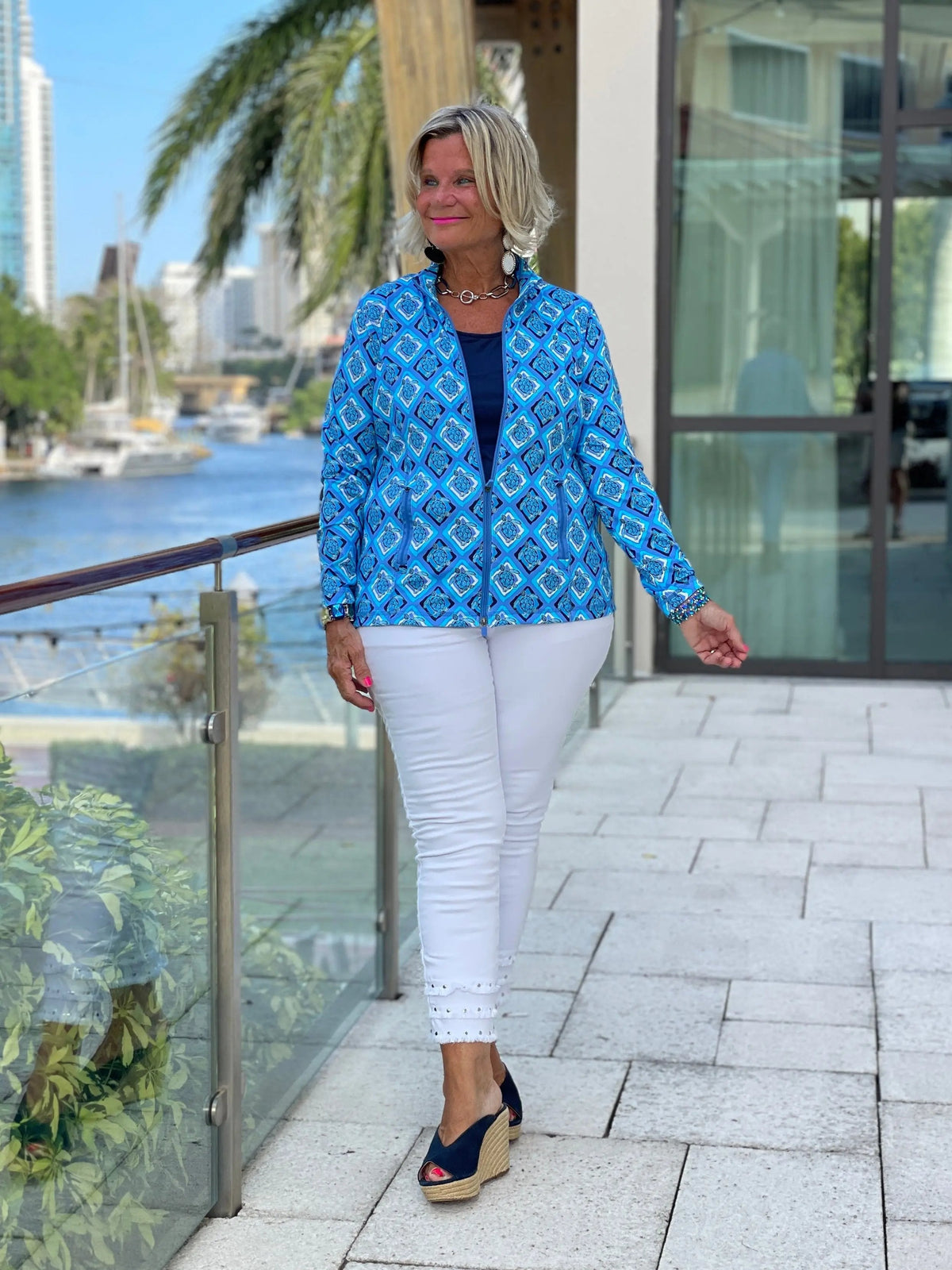 BAHAMA BLUE TURTLE FULL ZIPPER
