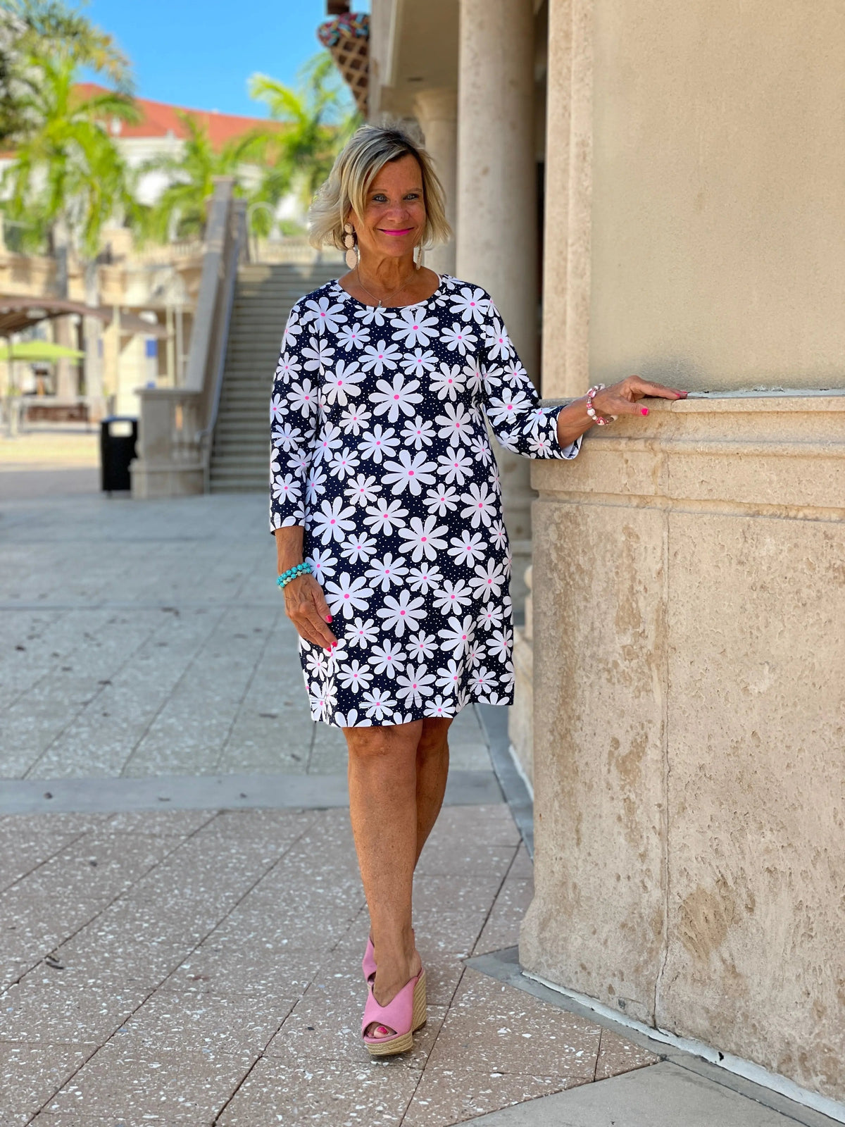 DAISY DAY SLEEVE DRESS