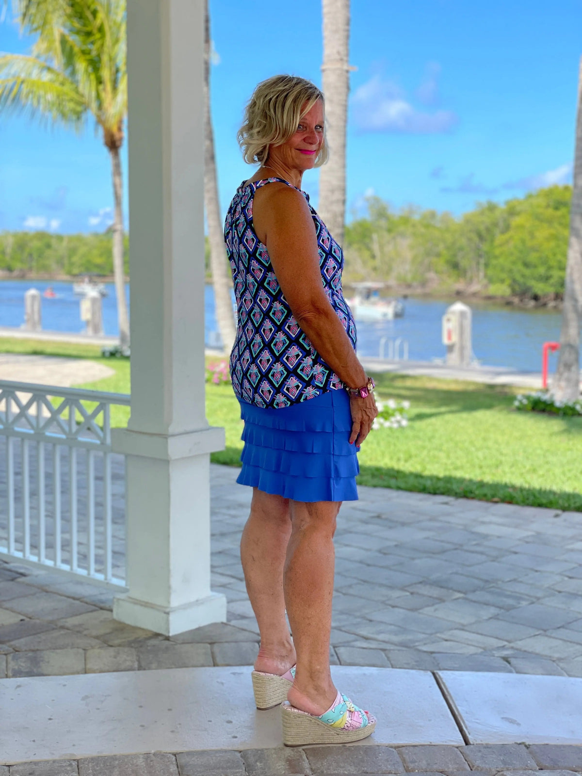BLUE CHA CHA SKORT