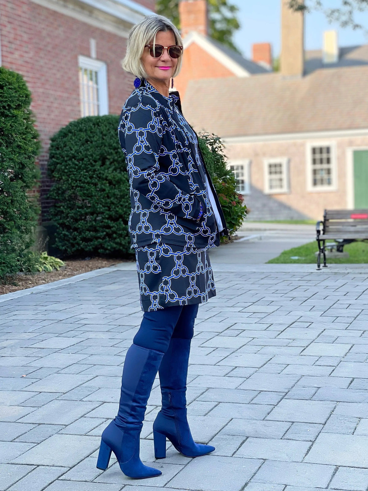 HARPER NAVY DRESS