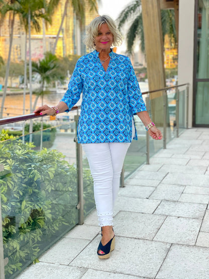 BAHAMA BLUE TUNIC