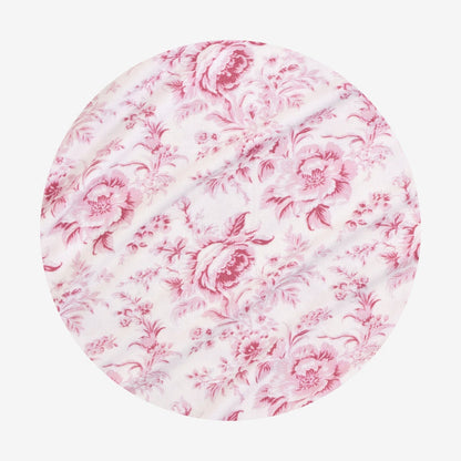 pink floral print swatch