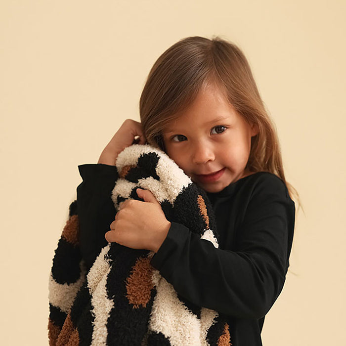 Lana Leopard Tan Grand Cuddle Patoo® Blanket