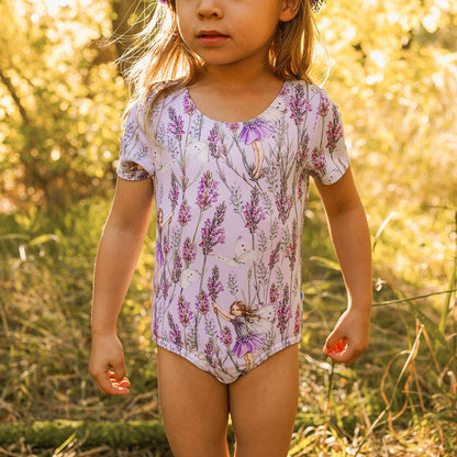 Lavender Fairy Criss-Cross Leotard