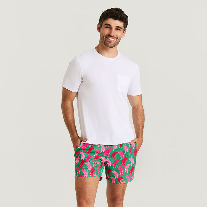 Le Tigre Green Men's Swim Trunks