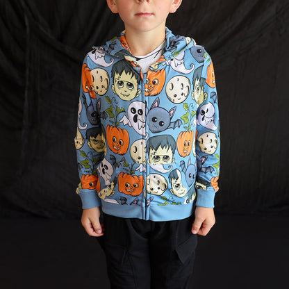 Little Monsters French Terry Zippered Hoodie