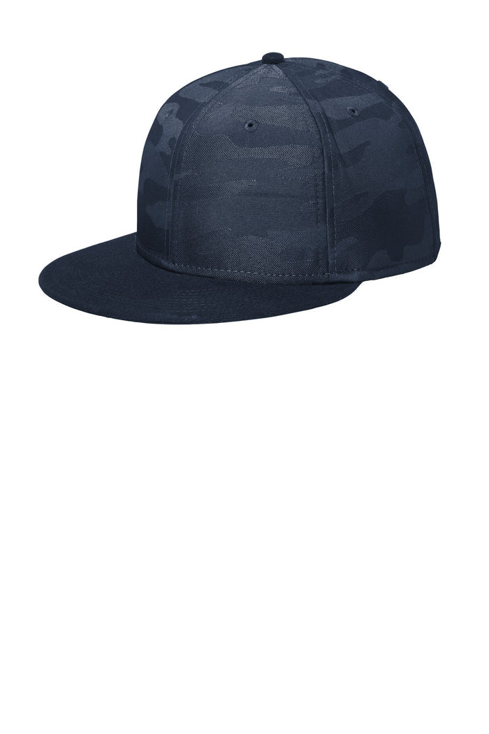 New Era ® Camo Flat Bill Snapback Cap NE407