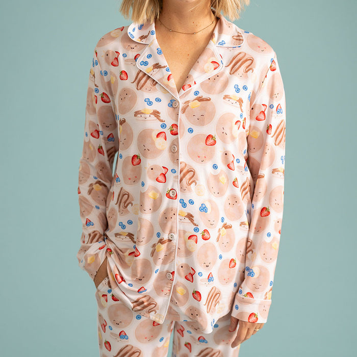 Pancakes Women's Luxe Pajama Pant Set