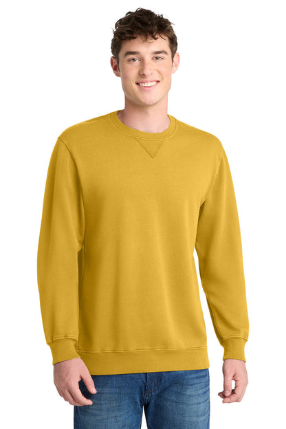 Port & Co™ Beach Wash® Garment-Dyed Crewneck Sweatshirt PC098