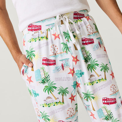 Posh Los Angeles Men's Luxe Pajama Pant Set
