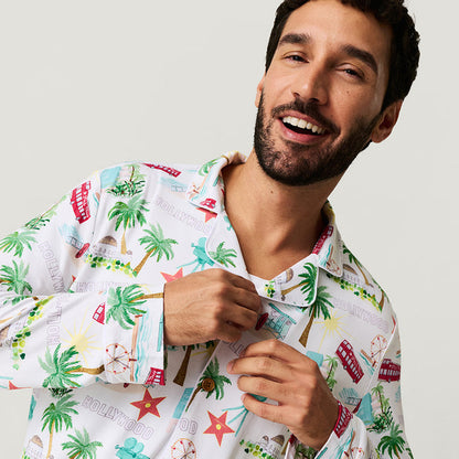 Posh Los Angeles Men's Luxe Pajama Pant Set