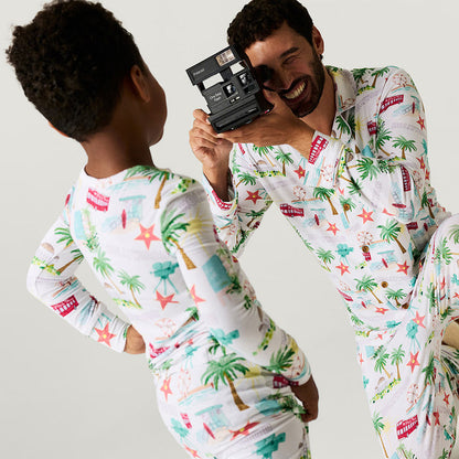 Posh Los Angeles Men's Luxe Pajama Pant Set