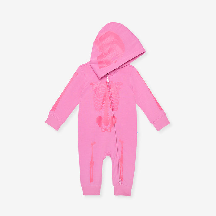 Posh Skelly Fleece Hooded Romper