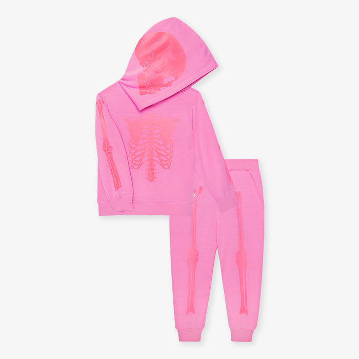 Posh Skelly Fleece Hoodie Jogger Set