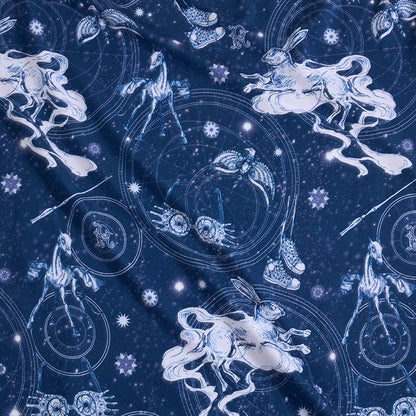 Ravenclaw pattern on a dark blue background