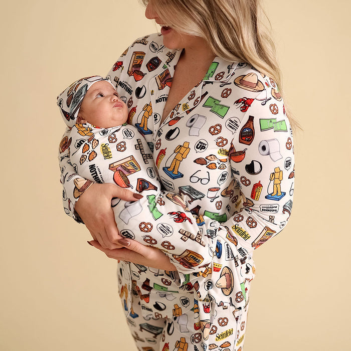 Seinfeld Swaddle Beanie Set