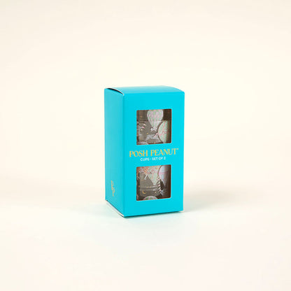 Blue box with 'Posh Peanut' branding on a white background