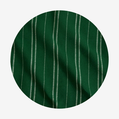 Slytherin Classic Stripe Flannelette Luxe Pajama Set