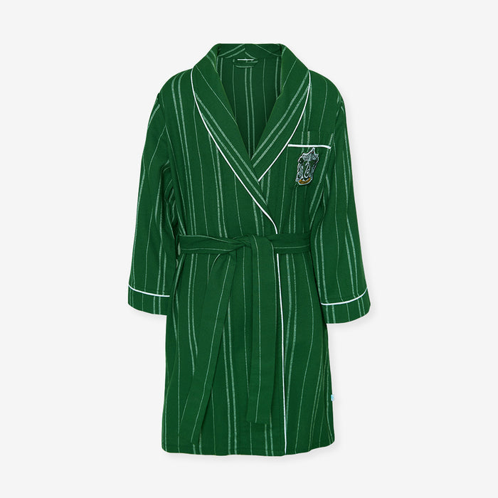 Slytherin Classic Stripe Kids' Flannelette Luxe Robe