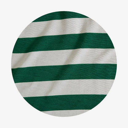 Slytherin House Stripe Men's French Terry Polo Shirt