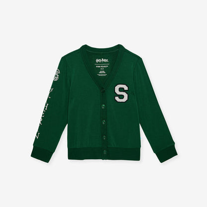 Slytherin Varsity League French Terry Varsity Cardigan