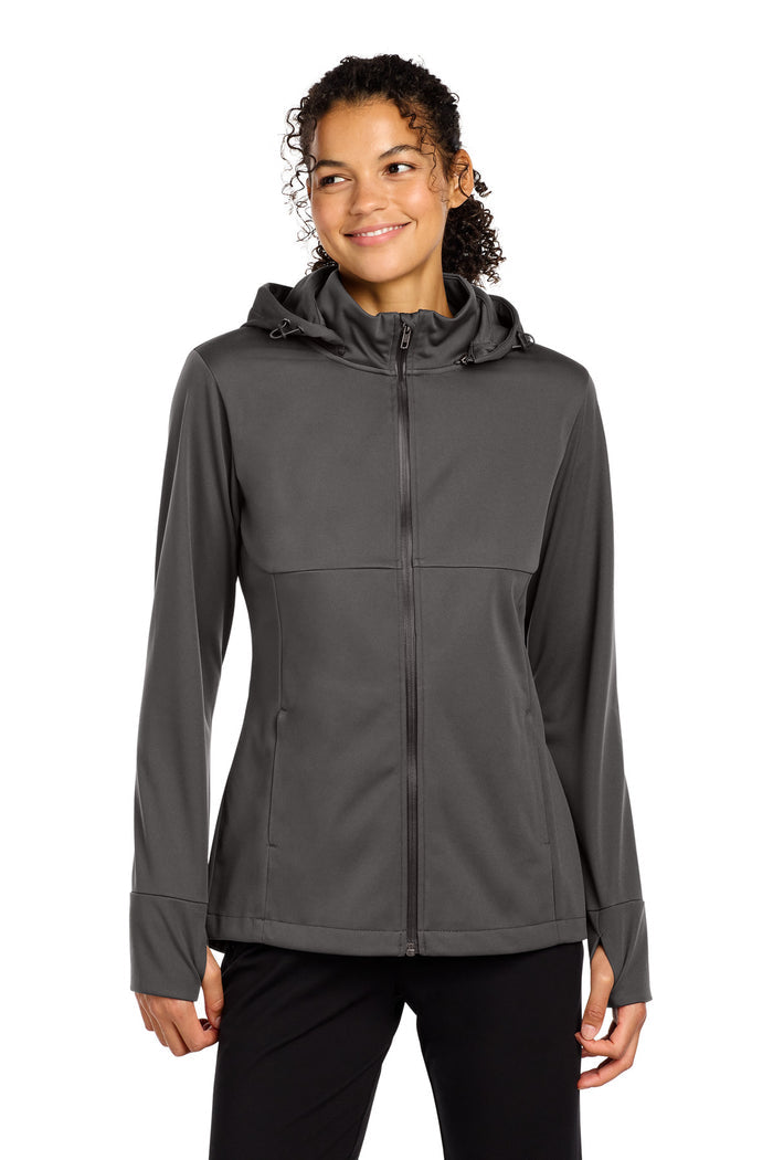 Sport-Tek® Women's Hooded Soft Shell Jacket LST980