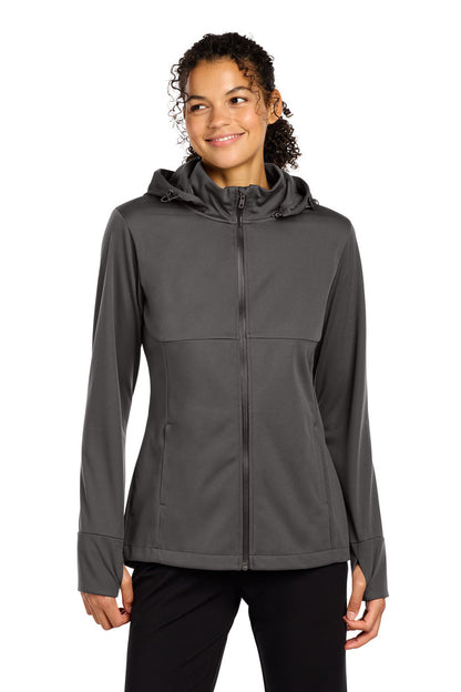 Sport-Tek® Women's Hooded Soft Shell Jacket LST980