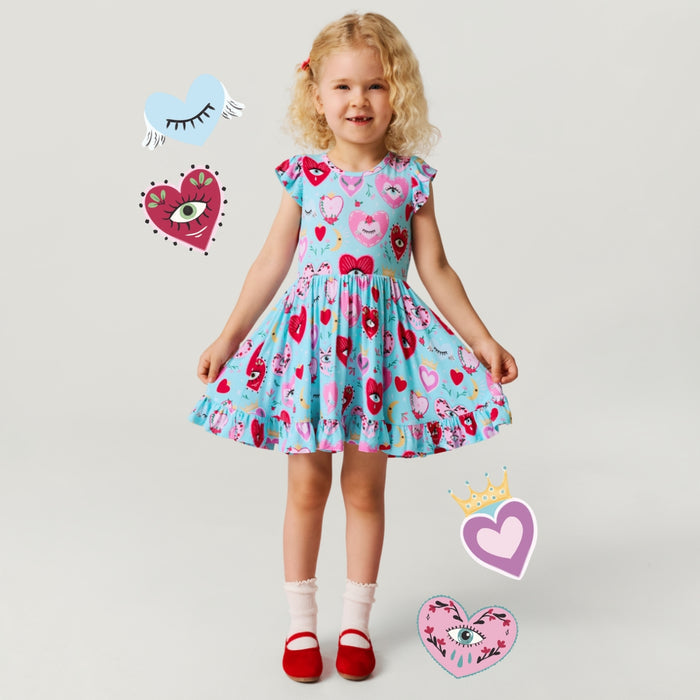 Sweet Fiona Ruffled Twirl Dress