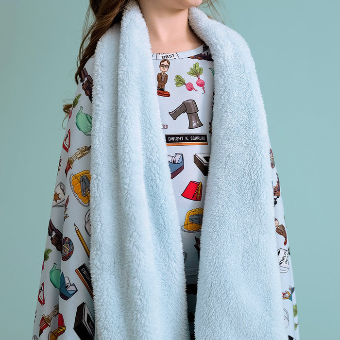 The Office Luxe Plush Patoo® Blanket