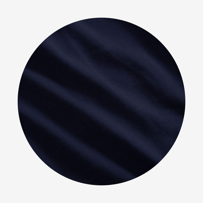 Varsity Navy French Terry Luxe Bow Hair Clip