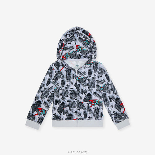 WB Superman Metropolis French Terry Zippered Hoodie
