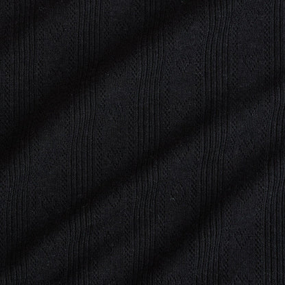 Women's Black Pointelle Cami