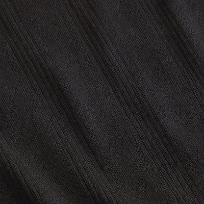 Women's Black Pointelle Fly Away Cardigan